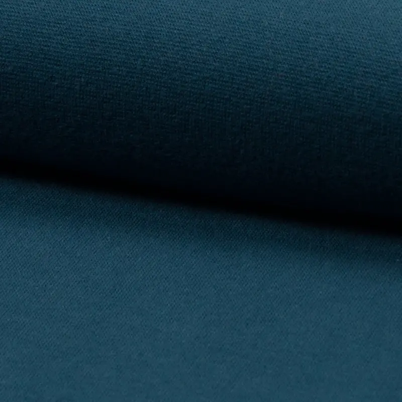 Petrol Organic 1X1 Ribbing – Sustainable Ribbed Trim Fabric 1