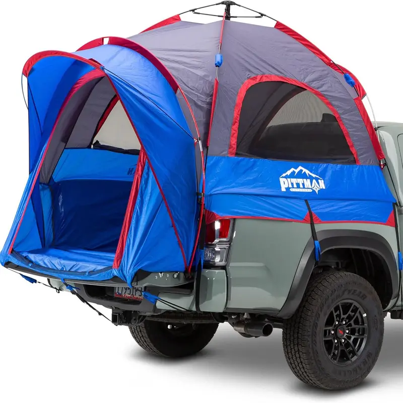 Pittman Outdoors Truck Bed Tent With Rainfly – Designed For Mid-Size Pickups 1
