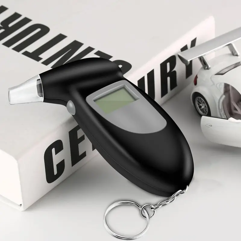 Pocket-Sized Digital Breathalyzer Keychain – Instant Alcohol Testing 1