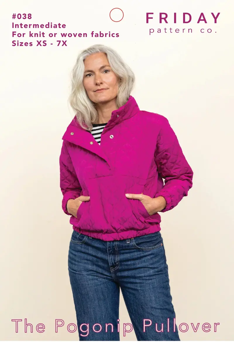 Pogonip Pullover Knit Pattern – Relaxed-Fit Layering Design By Friday Pattern Company 1