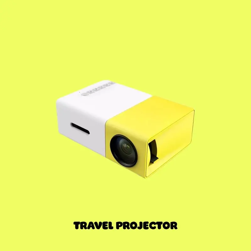 Portable Hd Travel Projector For Home & On-The-Go Use 1