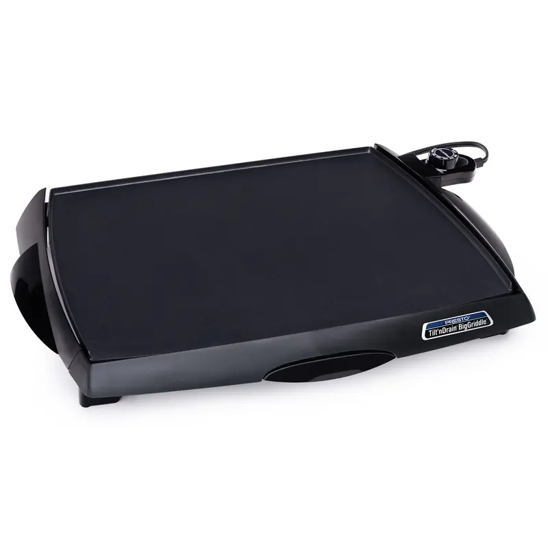 Presto Tilt 'N Drain Biggriddle – Electric Griddle With Ceramic Nonstick Surface 1