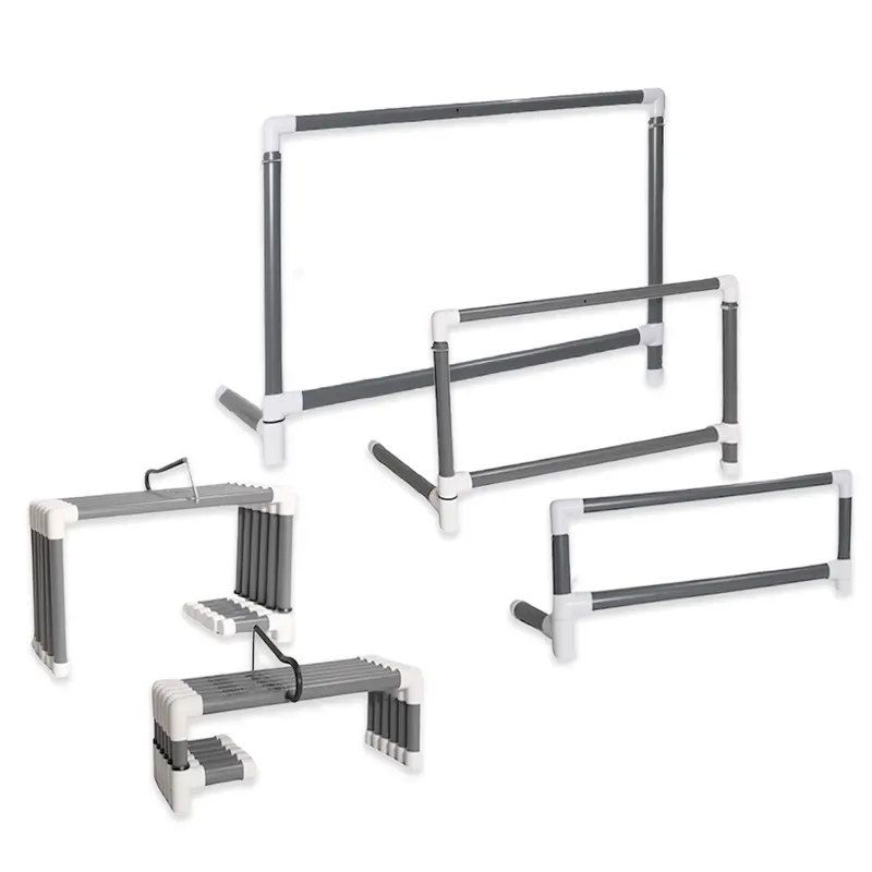 Prism Fitness Smart Adjustable Hurdles – Height-Variable Workout Set (27–42 Inches), 3-Piece 1