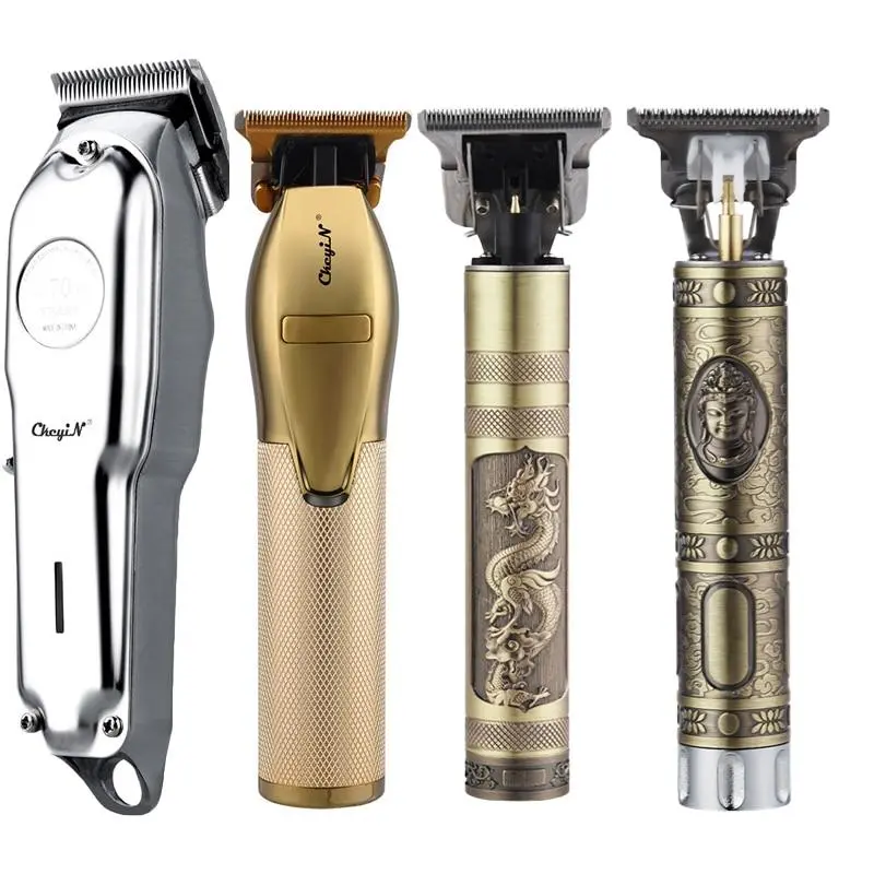Professional Gold-Toned Hair Clipper – Precision Grooming Tool 1
