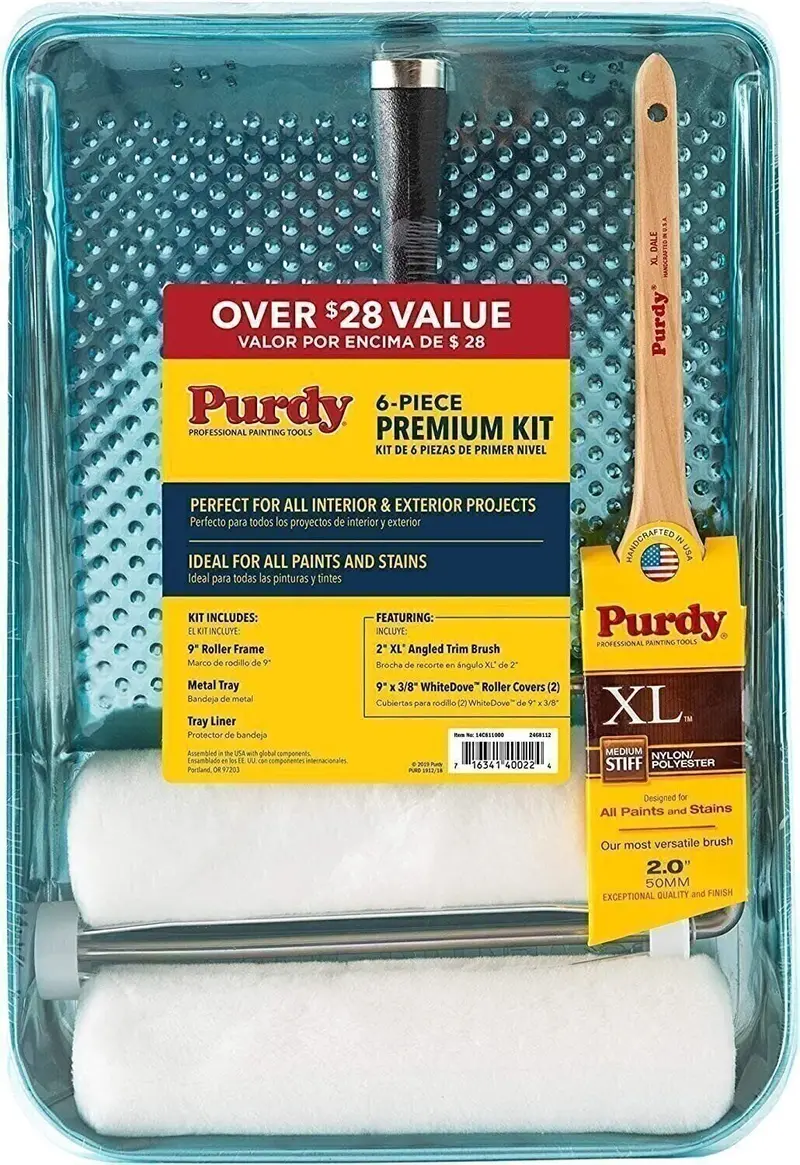 Purdy Premium 6-Piece Paint Brush Kit – Professional-Grade Coating Application Set 1