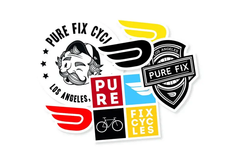 Pure Fix Custom Vinyl Sticker Pack 1