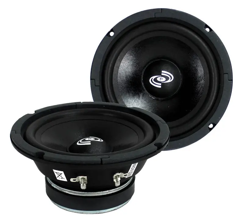 Pyle Pdmr6 6.5-Inch 600W Mid-Bass Car Speakers – 8-Ohm Black Woofer Pair 1