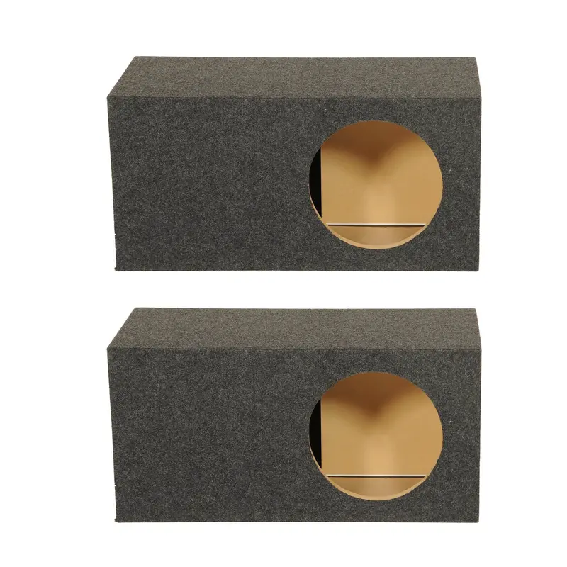 Q Power Hd112Vl 12" Side-Ported Spl Subwoofer Enclosure – High-Density Design (2-Pack) 1