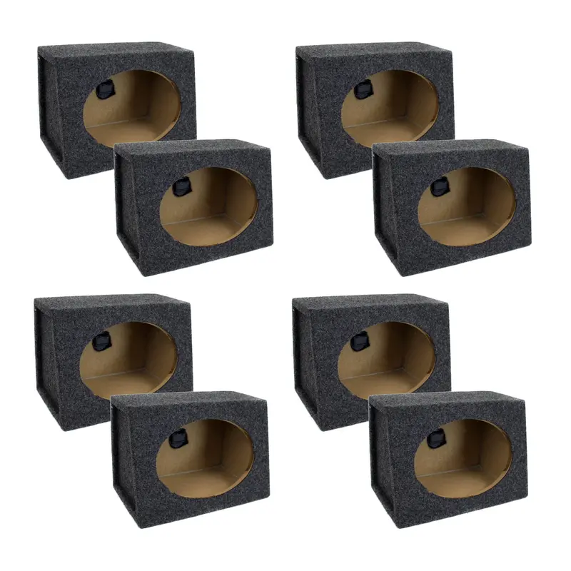 Qpower 6X9-Inch Car Audio Speaker Enclosures – Pair (4 Total Boxes) 1
