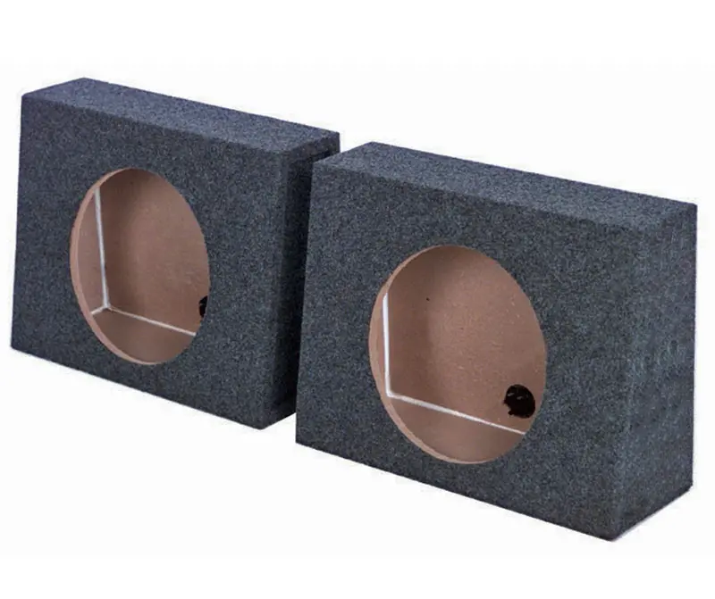 Qpower Qtw10 Sealed 10-Inch Car Subwoofer Enclosures – Single Unit, 2-Pack 1