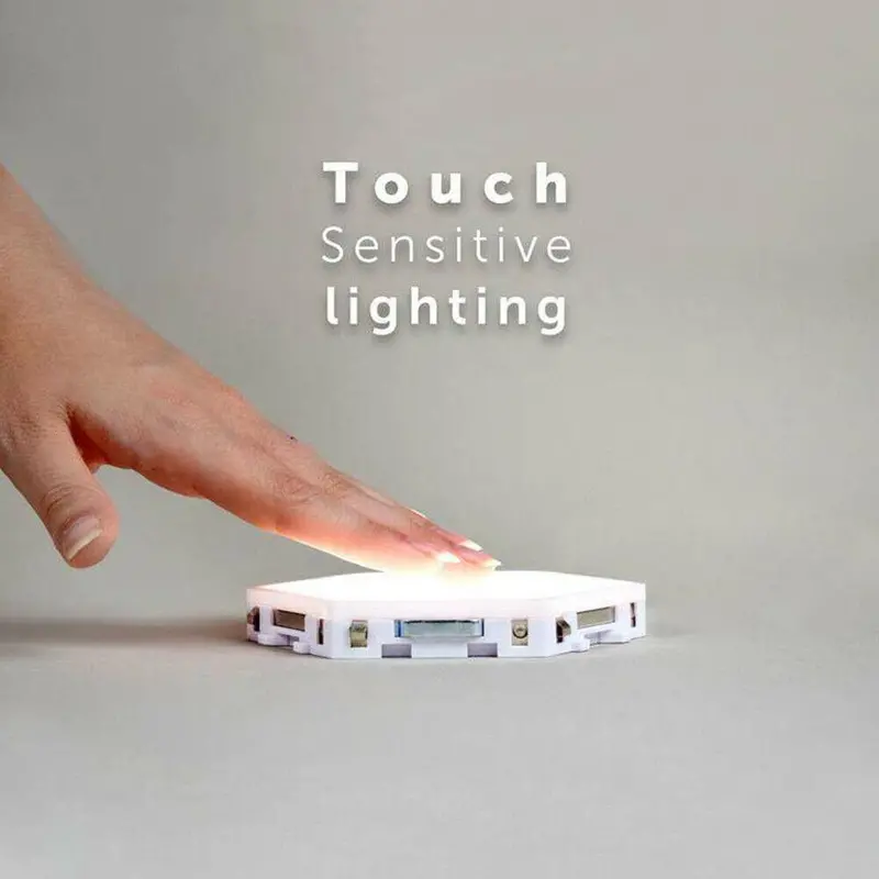 Quantum Touch-Sensitive Modular Led Lamp – Adjustable Brightness & Color 1