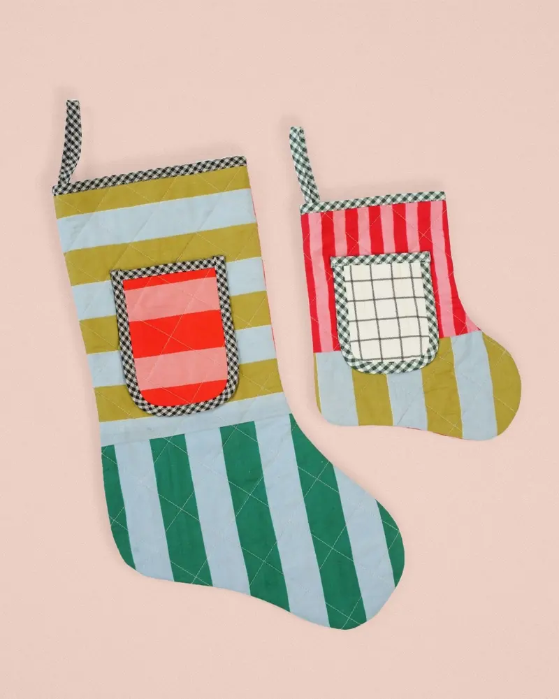 Quilted Pocket Stocking Pdf Sewing Pattern – Matchy Matchy Club 1