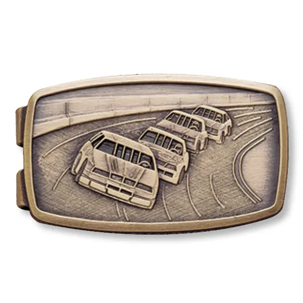 Racing-Themed Die-Cast Race Car Money Clip 1