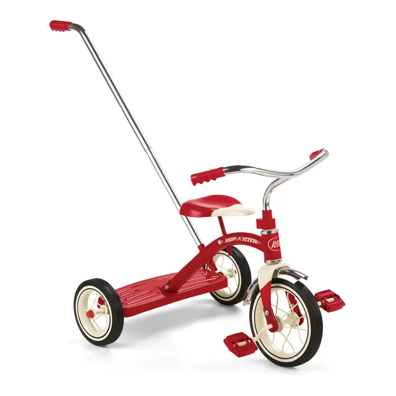 Radio Flyer Classic Steel Tricycle With Adjustable 3-Position Push Handle (Parts Only) 1