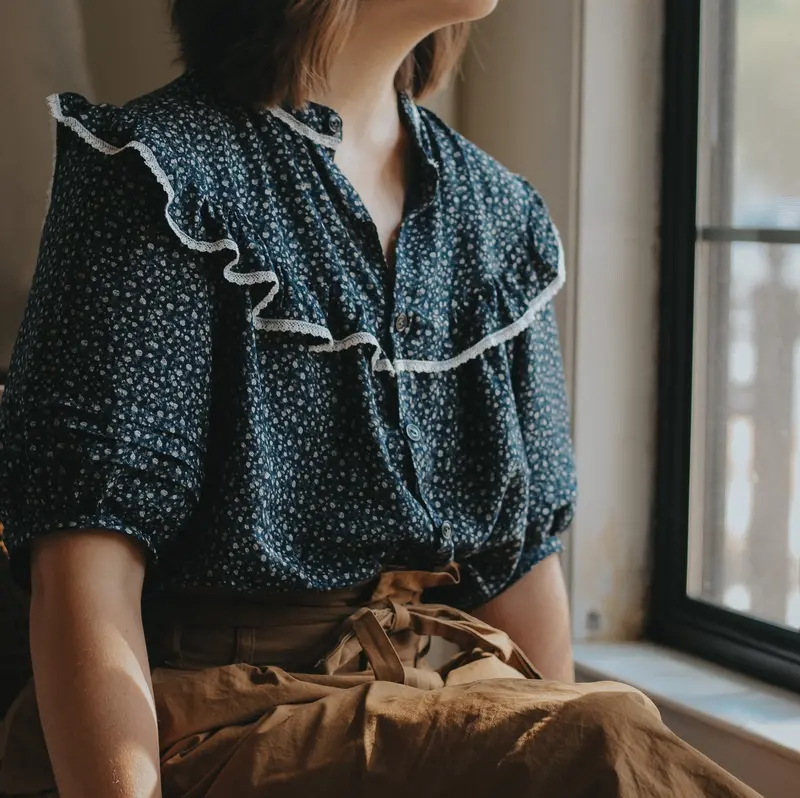 Raida Blouse Pdf Sewing Pattern – Matching Top Version Of The Raida Dress By Madswick 1