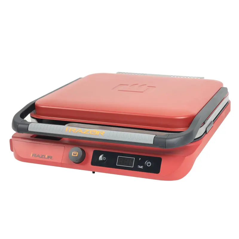 Razor I-Razor Portable Electric Griddle – Adjustable Temperature Control – Red – Open Box 1