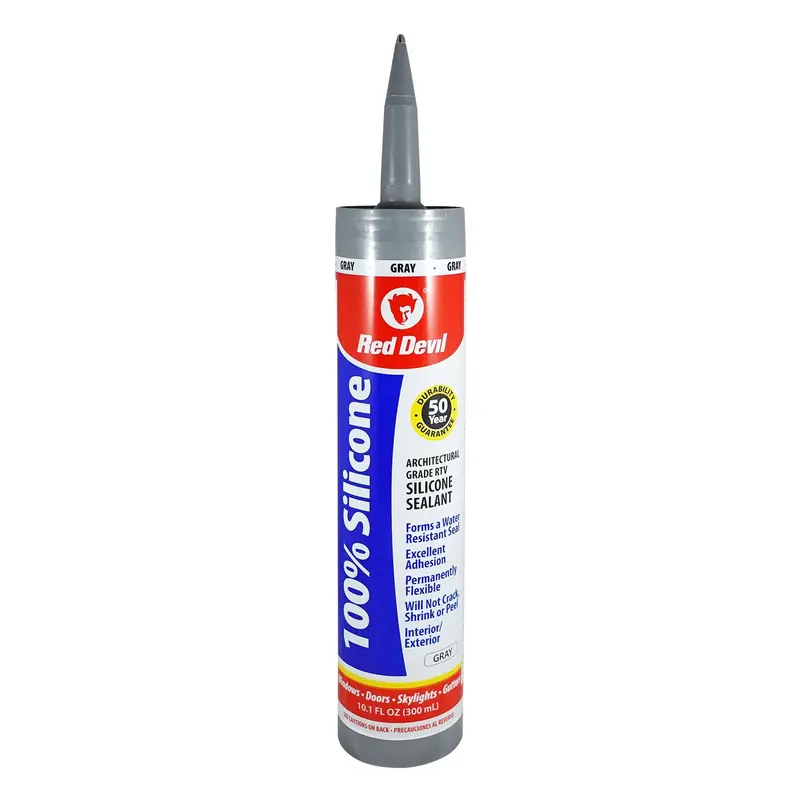 Red Devil 081650 Architectural-Grade 100% Silicone Sealant – Waterproof & Flexible 1