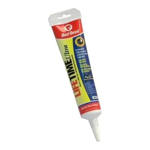 Red Devil Ultra-Premium Elastomeric Acrylic Sealant – White, 12-Pack 1