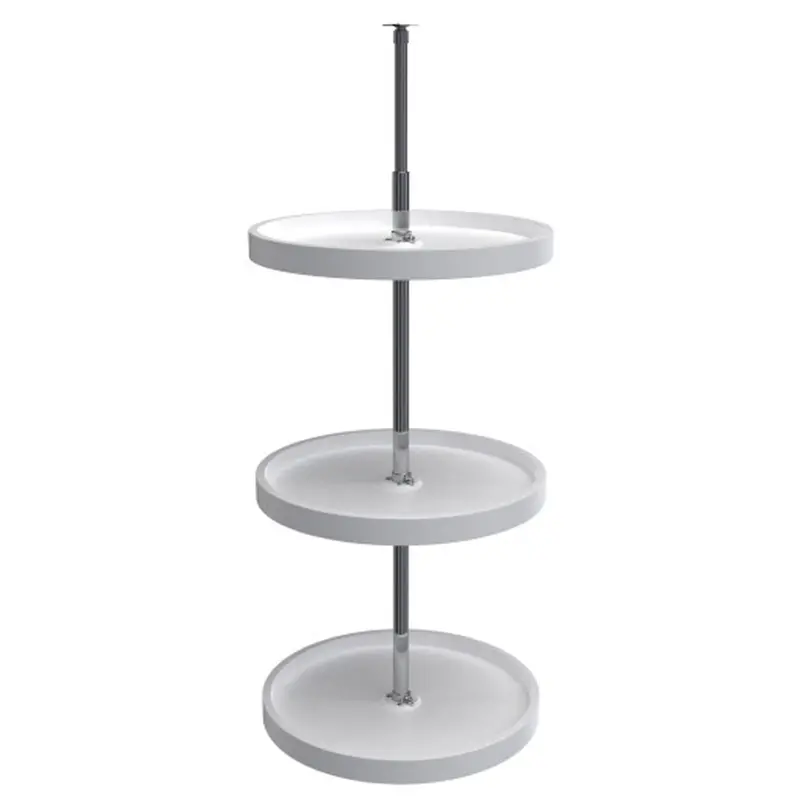 Rev-A-Shelf 18" Full-Circle Polymer Lazy Susan – 3-Shelf Rotating Cabinet Organizer 1