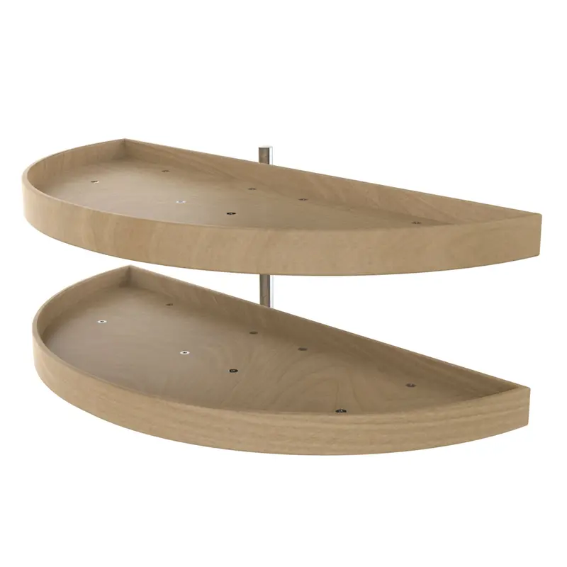 Rev-A-Shelf Half-Moon Lazy Susan – 37.75" Two-Shelf Turntable For Base Cabinets (Model 4Wls882-38-570) 1