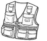 Rogue River Fishing Vest Sewing Pattern For Adults – Pattern #502 1