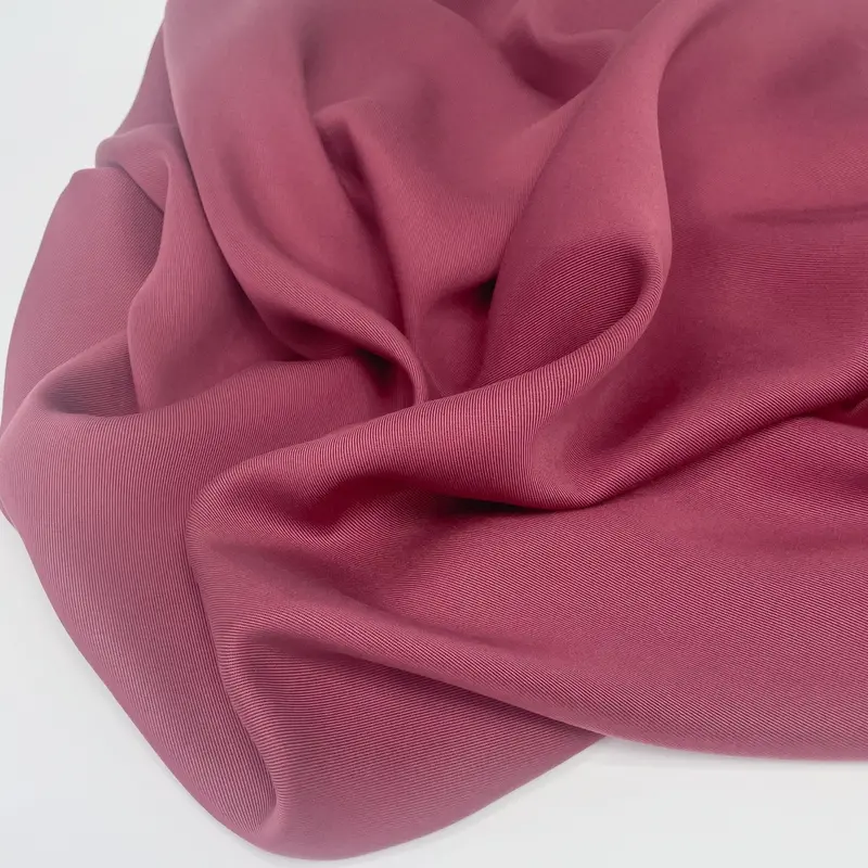 Rose Lyocell Twill Fabric 1