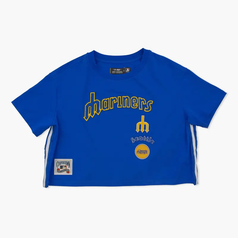 Royal Throwback Boxy T-Shirt – Seattle Mariners Vintage-Inspired Fit 1