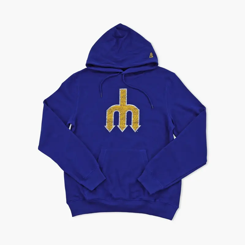 Royal Trident Logo Hoodie – Official Seattle Mariners Fan Apparel 1
