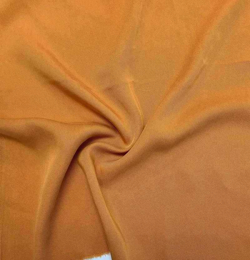 Saffron Lyocell Twill Fabric 1