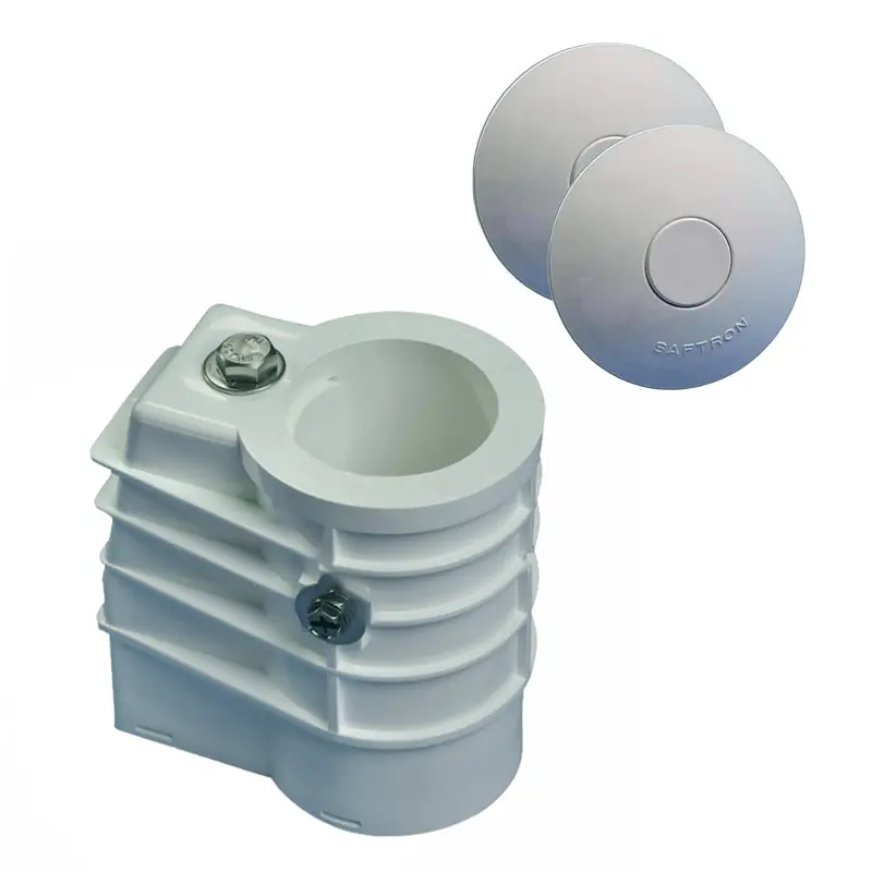 Saftron High-Impact Polymer Anchor Socket Kit With Winter Covers (2-Pack) 1