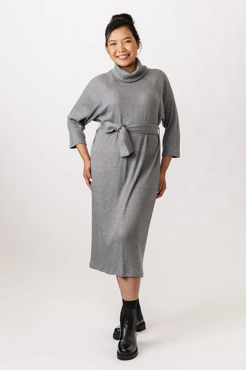 Salla Knit Sweater Dress Sewing Pattern – Instant Download By Named Clothing 1