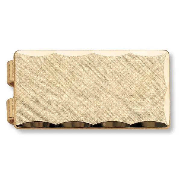 Scalloped-Edge Polished Money Clip 1