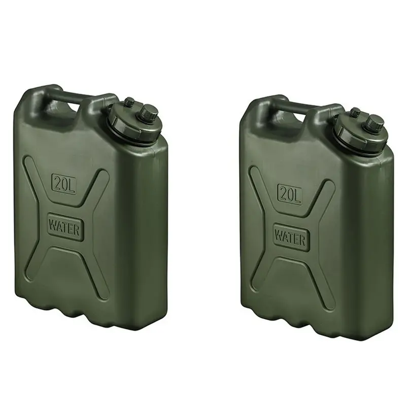 Scepter 5-Gallon Bpa-Free Portable Water Carrier – Durable Green Jug (2-Pack) 1