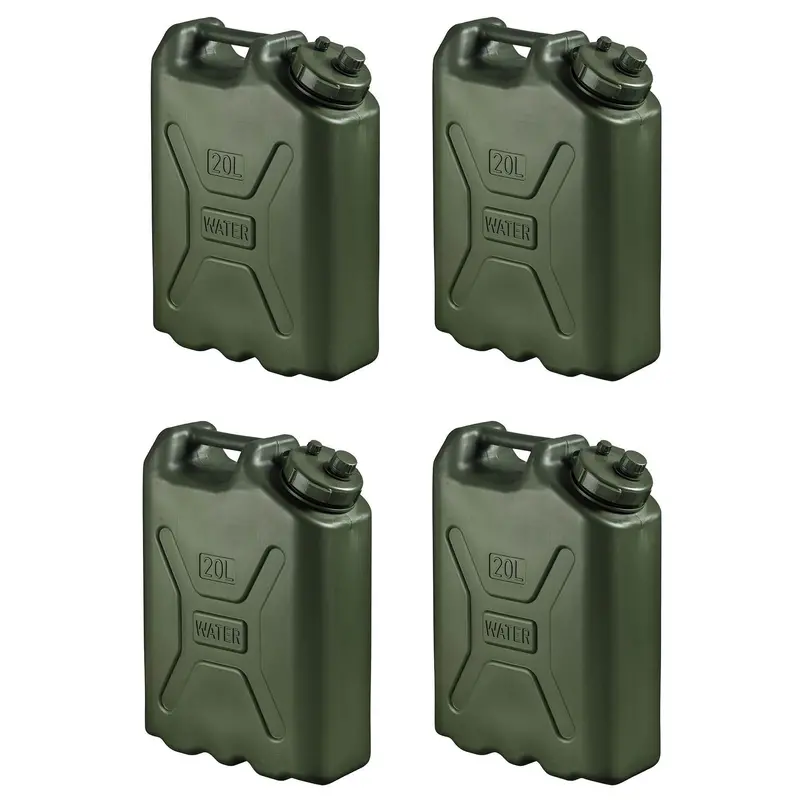 Scepter Bpa-Free 5-Gallon (20L) Portable Water Storage Container – 4-Pack 1