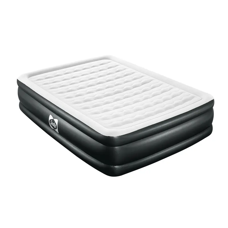 Sealy Tritech Queen Air Mattress – 18-Inch Height, Built-In Ac Pump & Carry Bag 1