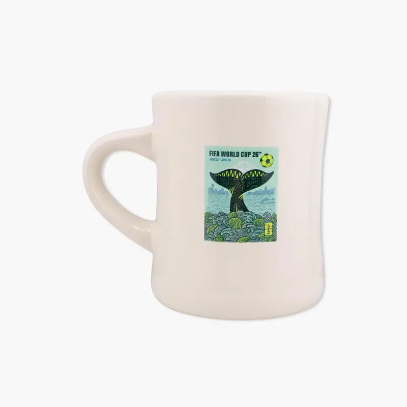 Seattle Host City Fifa World Cup Poster Mug – 12Oz Diner Style 1