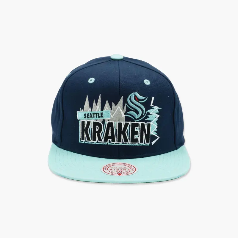 Seattle Kraken Buzz Snapback Hat 1