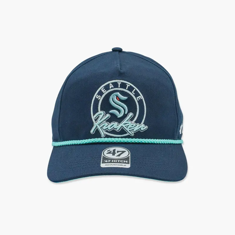 Seattle Kraken Ring Tone Hitch Snapback Cap 1