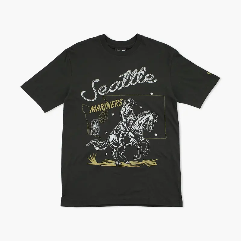 Seattle Mariners Black Old Town Road Premium T-Shirt – Retro-Inspired Tee 1