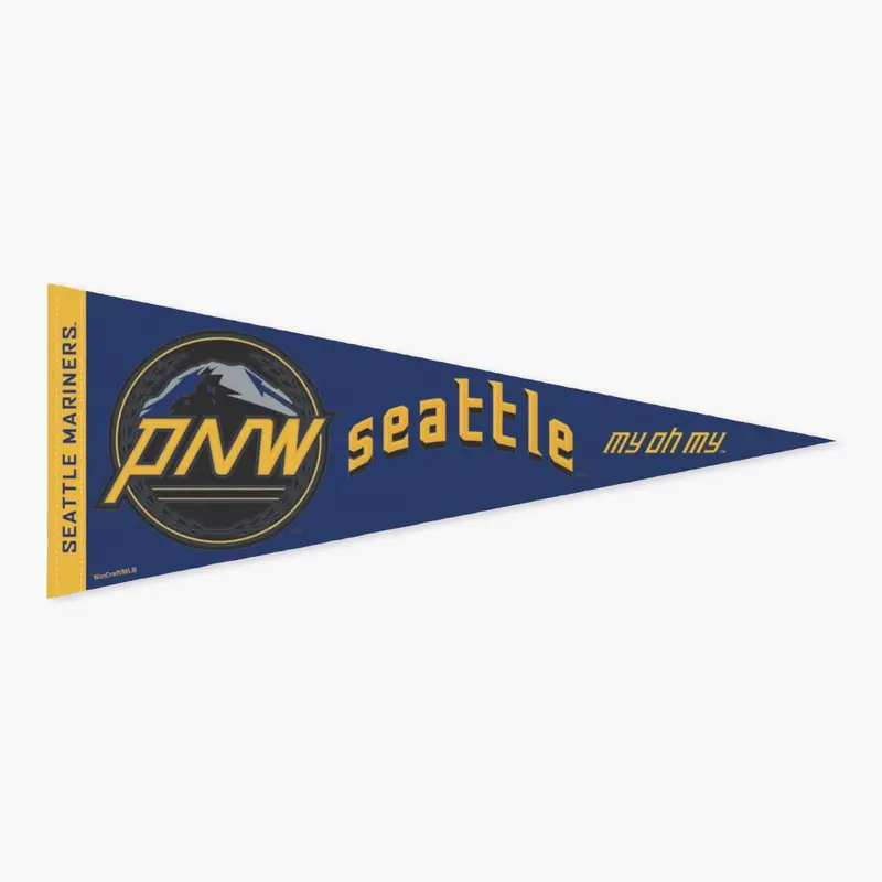 Seattle Mariners City Connect Pennant Flag 1