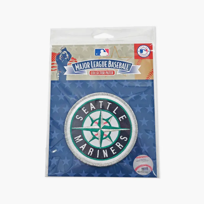 Seattle Mariners Compass Logo Sleeve Patch 1