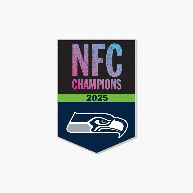 Seattle Seahawks Nfc Champions Shimmer Collectible Pin 1
