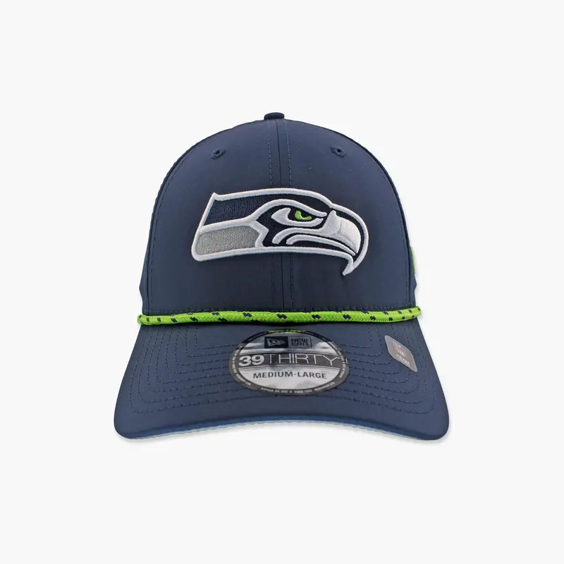 Seattle Seahawks Primary Logo Navy Rope Hat – Flexfit Style 1