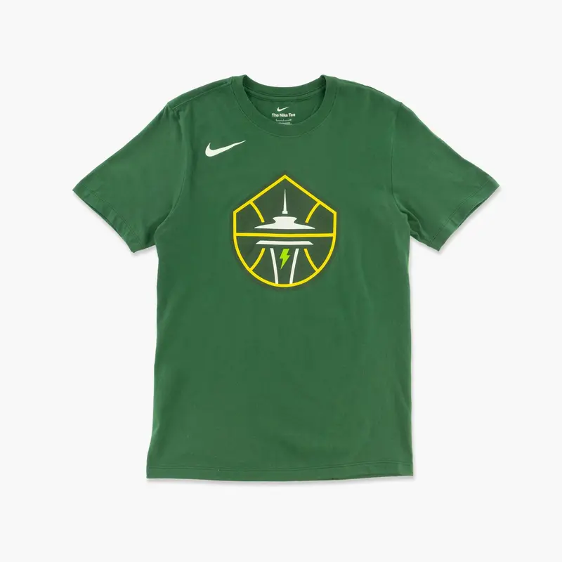 Seattle Storm Official Primary Logo Green T-Shirt 1