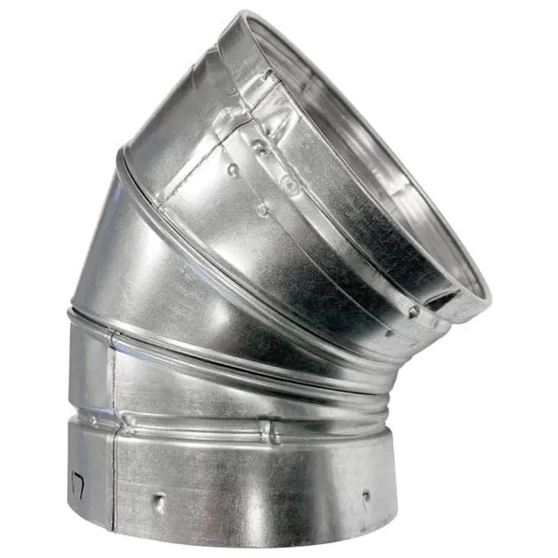 Selkirk Type B Gas Vent Pipe – 3 In Diameter With Adjustable 45–60° Elbow (Open Box) 1