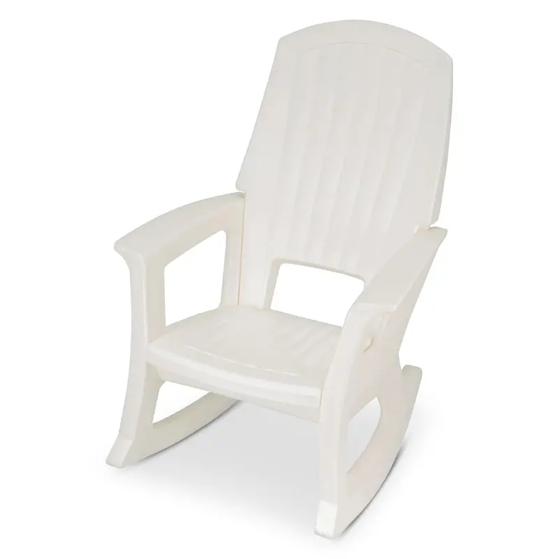 Semco Rockaway Heavy-Duty All-Weather White Rocking Chair For Outdoor Use 1