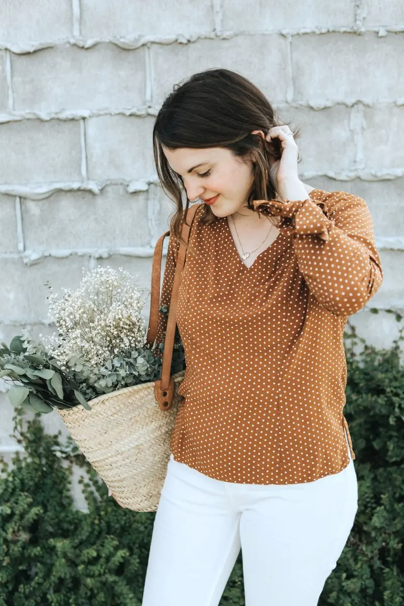 Seoul Blossom Blouse – Printed Paper Sewing Pattern By Sew To Grow 1