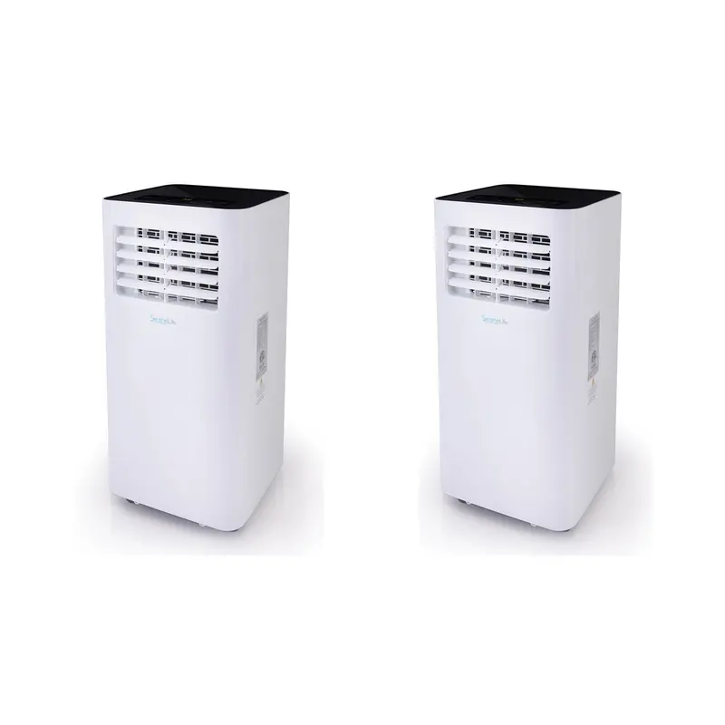 Serenelife Slpac105W Dual 10,000 Btu Portable Air Conditioners (2-Pack) – 300 Sq Ft Coverage 1