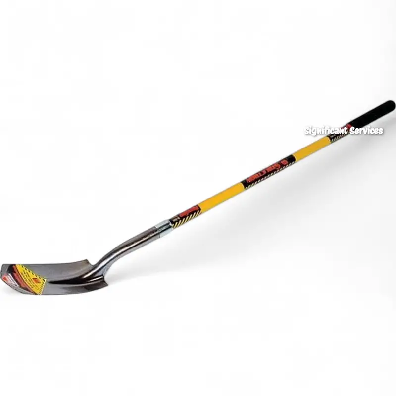 Seymour Midwest Trenching Shovel – 4-Inch 14-Gauge Steel Blade, Fiberglass Long Handle 1