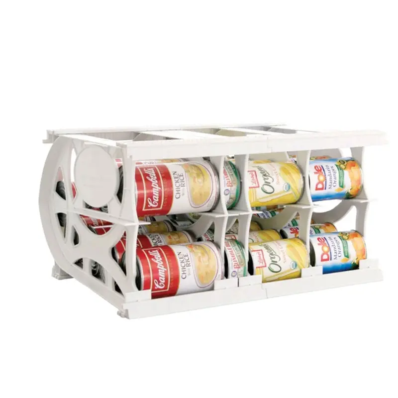 Shelf Reliance Cansolidator – 40-Can Rotating Storage Unit For Canned Goods & Beverages, Made In Usa 1